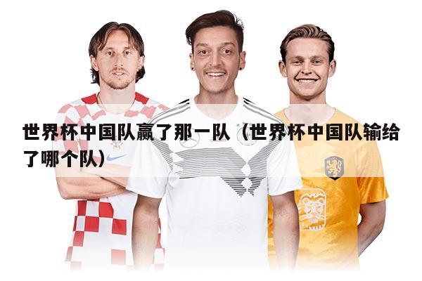 世界杯中國隊贏了那一隊（世界杯中國隊輸給了哪個隊）