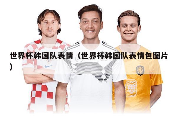 世界杯韓國隊表情（世界杯韓國隊表情包圖片）
