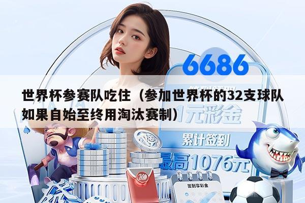 世界杯參賽隊吃?。▍⒓邮澜绫?2支球隊如果自始至終用淘汰賽制）