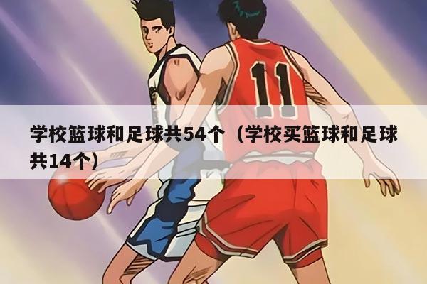 學(xué)?；@球和足球共54個（學(xué)校買籃球和足球共14個）