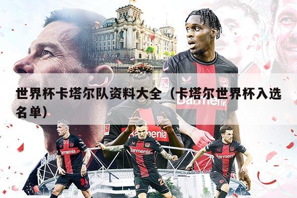 世界杯卡塔爾隊資料大全（卡塔爾世界杯入選名單）