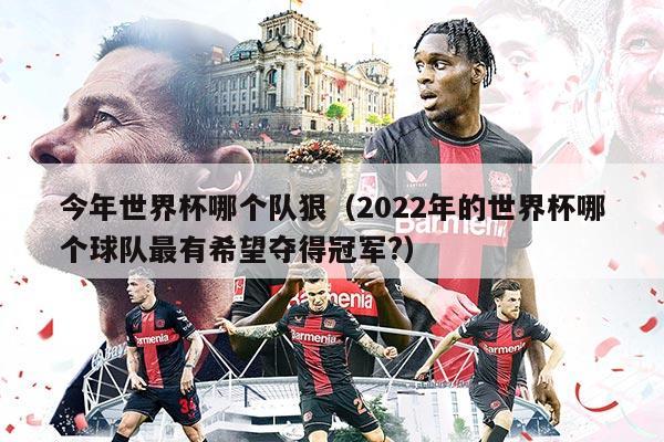 今年世界杯哪個隊狠（2022年的世界杯哪個球隊最有希望奪得冠軍?）