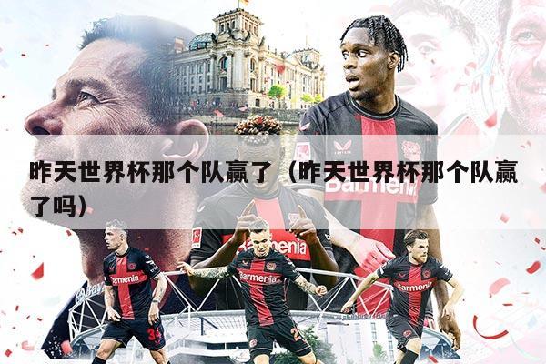 昨天世界杯那個(gè)隊(duì)贏了（昨天世界杯那個(gè)隊(duì)贏了嗎）